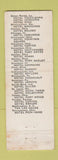 Matchbook Cover - Hotel Fort Hayes Columbus OH Albert Pick