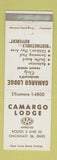 Matchbook Cover - Camargo Lodge Cincinnati OH
