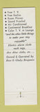 Matchbook Cover - Camargo Lodge Cincinnati OH