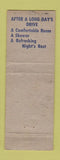 Matchbook Cover - Bay View Motel Sandusky OH