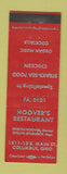 Matchbook Cover - Hoover's Restaurant Columbus OH