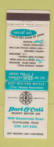 Matchbook Cover - Port O Call Motor Inn Cleveland OH
