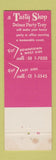 Matchbook Cover - Tasty Shop Deli Restaurant Cleveland OH WEAR