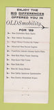 Matchbook Cover - 1959 Oldsmobile Lokey Motors Clearwater FL 30 Strike