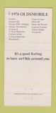 Matchbook Cover - John Lueras Motors Oldsmobile 1976 Laramie WY 30 Strike