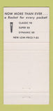 Matchbook Cover - 1961 Oldsmobile Tux Bowers Morganton NC 30 Strike
