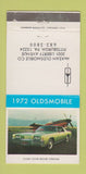Matchbook Cover - 1972 Oldsmobile McKean Pittsburgh PA 30 Strike