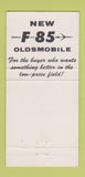 Matchbook Cover - 1961 Oldsmobile Division Philadelphia PA 30 Strike
