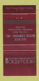 Matchbook Cover - Leo Rice Motors Oldsmobile Gooding ID 30 Strike