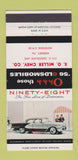 Matchbook Cover - 1956 Oldsmobile EO Miller Chevrolet Hershey PA 30 Strike