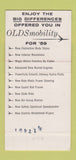 Matchbook Cover - 1959 Oldsmobile McDermott Danville PA 30 Strike