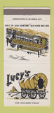 Matchbook Cover - Lucy's Restaurant Long Beach CA 30 Strike