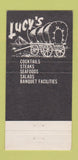 Matchbook Cover - Lucy's Restaurant Long Beach CA 30 Strike