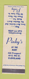 Matchbook Cover - Pinky's Cleveland OH restaurant