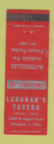 Matchbook Cover - Lenahan's Tavern Cleveland OH