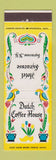 Matchbook Cover - Hotel Syracuse NY Dutch Coffee House