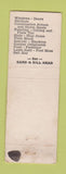 Matchbook Cover - Millwood Supply Lumber Millwood NY