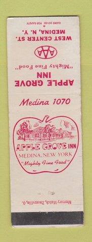 Matchbook Cover - Apple Grove Inn Medina NY WEAR