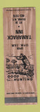 Matchbook Cover - Tamarack Inn Duane NY