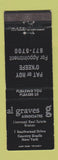 Matchbook Cover - Al Graves Real Estate Country Knolls NY