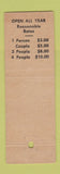 Matchbook Cover - Crystal Cabins Corning NY
