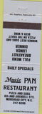 Matchbook Cover - Magic Pan Restaurant Morehead City NC
