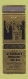 Matchbook Cover - Stanfield's Restaurant Bar Central Valley NY WEAR