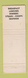 Matchbook Cover - Stanfield's Restaurant Bar Central Valley NY WEAR