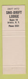 Matchbook Cover - Christmas Tree Lodge Caroga Lake NY