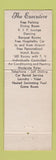 Matchbook Cover - Executive Motor Hotel Buffalo NY WEAR