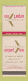 Matchbook Cover - Syracuse Airport Inn NY WEAR