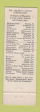 Matchbook Cover - Governor Clinton Hotel Motor Inn Kingston NY