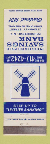 Matchbook Cover - Poughkeepsie Savings Bank NY