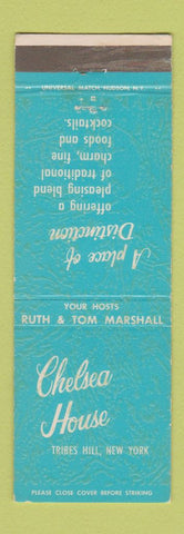 Matchbook Cover - Chelsea House Tribes Hill NY