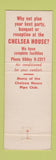 Matchbook Cover - Chelsea House Tribes Hill NY