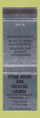 Matchbook Cover - Steak House Cocktail Lounge Thendara NY