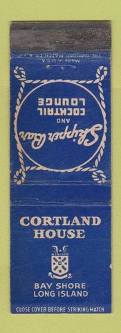 Matchbook Cover - Cortland House Bay Shore LI NY WORN