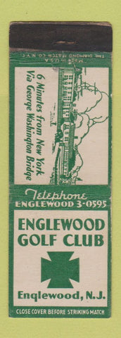 Matchbook Cover - Englewood Golf Club NJ