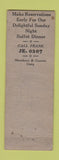 Matchbook Cover - Hamilton County Golf Counry Club