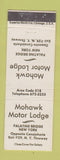 Matchbook Cover - Mohawk Motor Lodge Palatine Bridge NY