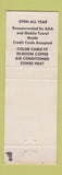 Matchbook Cover - Mohawk Motor Lodge Palatine Bridge NY