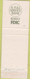 Matchbook Cover - Bank of Elk Grove Village IL