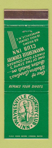 Matchbook Cover - Waynesville Country Club Inn NC