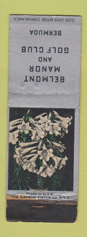 Matchbook Cover - Belmont Manor Golf Club Bermuda WORN
