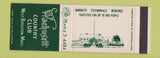Matchbook Cover - Wachusett Country Club West Boylston MA SAMPLE