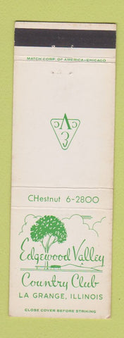 Matchbook Cover - Edgewood Valley Country Club La Grange IL