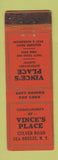Matchbook Cover - Vince's Place Sea Breeze NY WORN