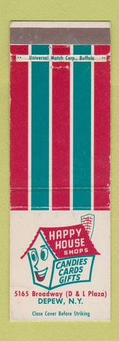 Matchbook Cover - Happy House Shops Candy Gifts Depew NY