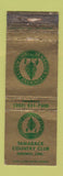 Matchbook Cover - Tamarack Country Club Greenwich CT WORN