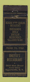 Matchbook Cover - Onetto's Restaurant Eggertsville NY WEAR